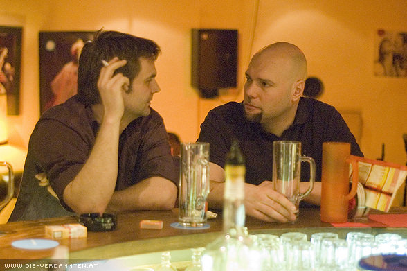 Die beiden Filmemacher Fred Lachinger und Thomas Tesar