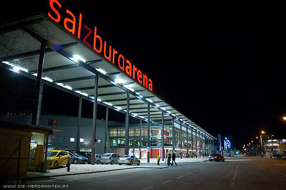 Haupteingang der Salzburg-Arena
