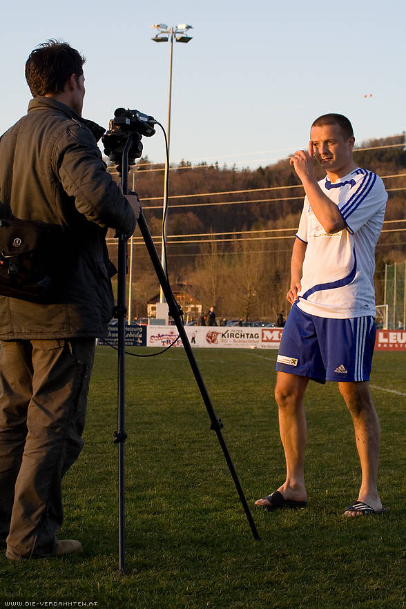 Bergheims Kapit�n Alexander Peter bereitet sich auf das salzburg24-Interview vor