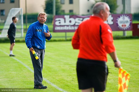 Coach Alfred Chudoba schon leicht am verzweifeln