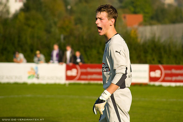 Das Tor der Austria h�tet heute Stefan Huber