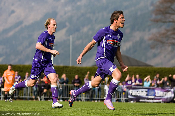 Lubo Neubauer erzielt nach durchwachsener erster H�lfte das 1:0