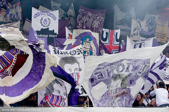 Der Austria-Fanblock...