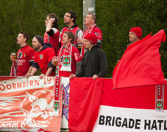 Mitgereiste Dornbirner Fans