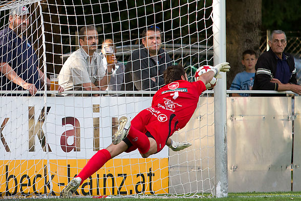 Nach dem 2:0 der Harder gelingt Dominik Borozni erst in der Nachspielzeit der Anschlusstreffer