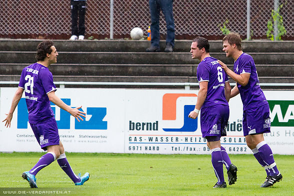 In der 17. Minute bringt Peter Urbanek die Austria mit 1:0 in Führung