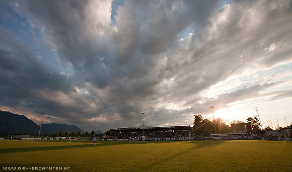 Wetterstimmung in der Halbzeitpause