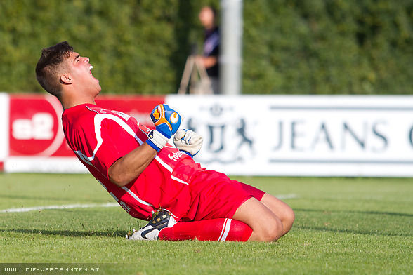 Altach-Goalie Kevin Fend nach dem 0:2