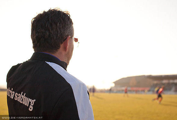 Gerhard St�ger in seinem letzten Match als Interimscoach