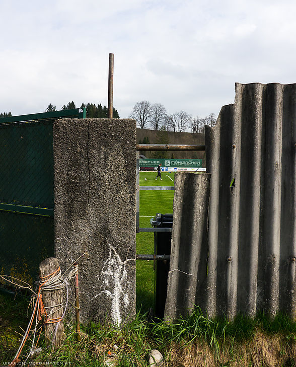 Inoffizieller Seiteneingang zum Nostalgietrip: Zuletzt spielte Austria hier 2006