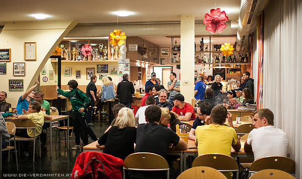Gastro-Bereich der Sportanlage