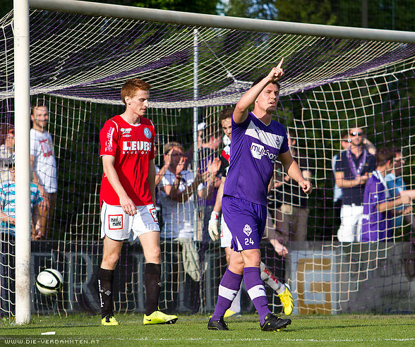 Marko Vujic nach seinem Treffer zum 3:1 Endstand
