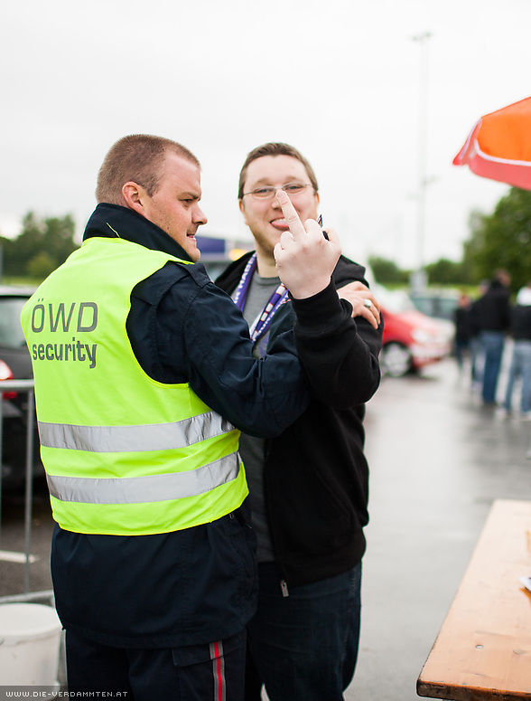 Einsatz f�r das geschulte Ordnerteam