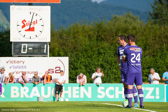 Das Spiel beginnt f�r die Austria gleich mit einem Gegentreffer